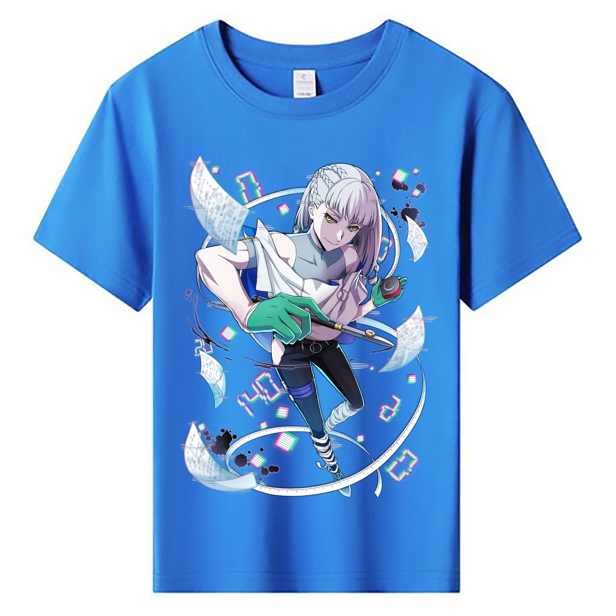 （画像用） 文豪ストレイドッグス Bungo Stray Dogs 綿100％キッズTシャツ（フロントプリント）